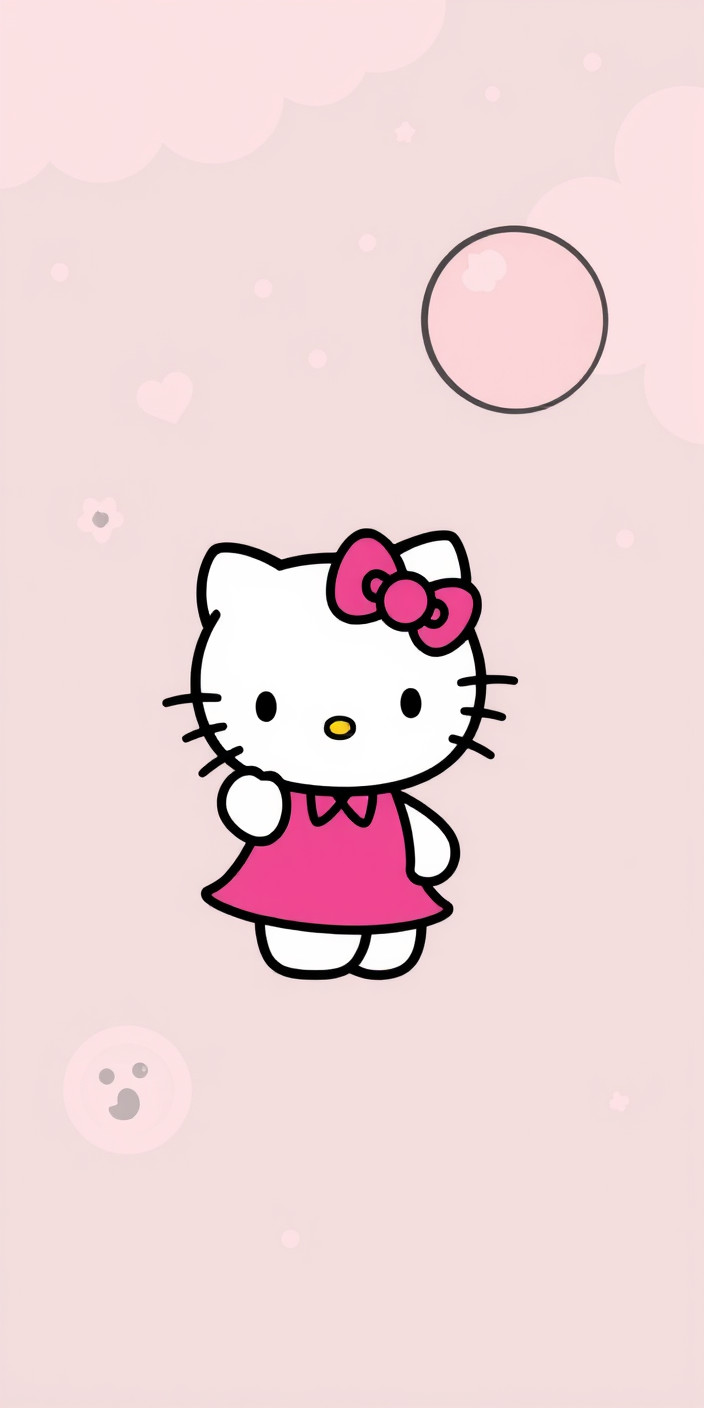 Hello kitty 2 Phone Wallpaper