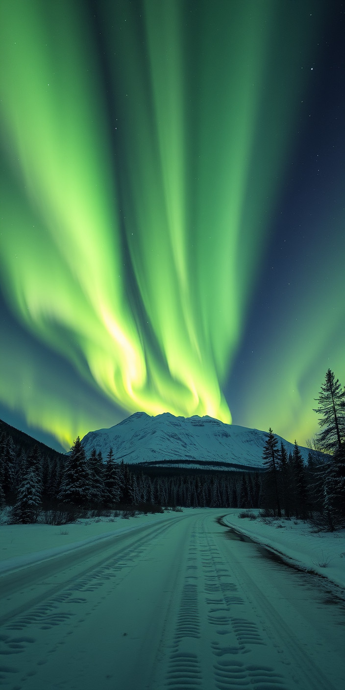 Northern lights 9 Phone Wallpaper