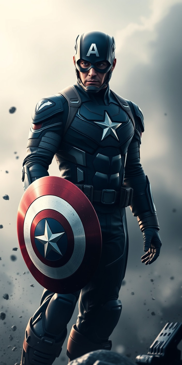 Captain america  4k 6 Phone Wallpaper