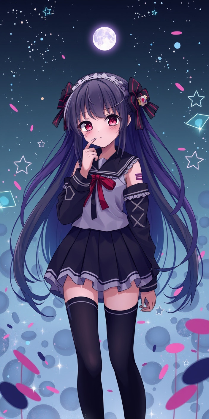 Kuromi aesthetic 5 Phone Wallpaper