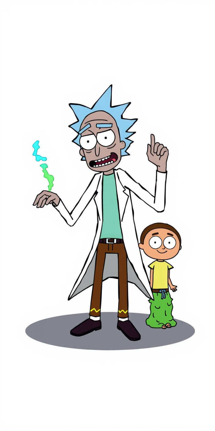 Rick and morty 2 Phone Wallpaper