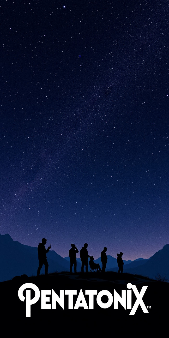 Pentatonix 9 Phone Wallpaper