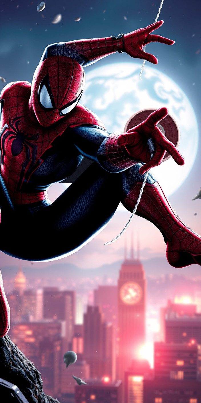Spiderman 9 Phone Wallpaper