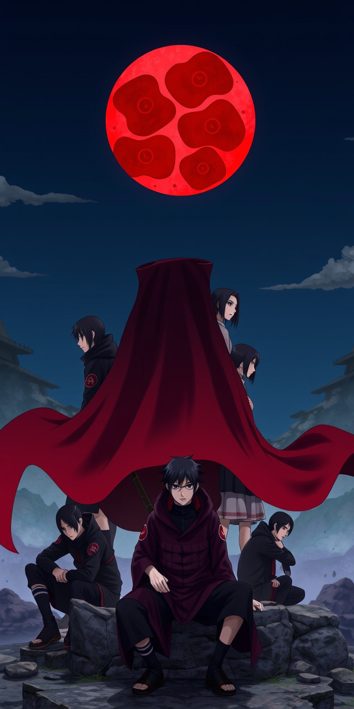 Uchiha clan 3 Phone Wallpaper