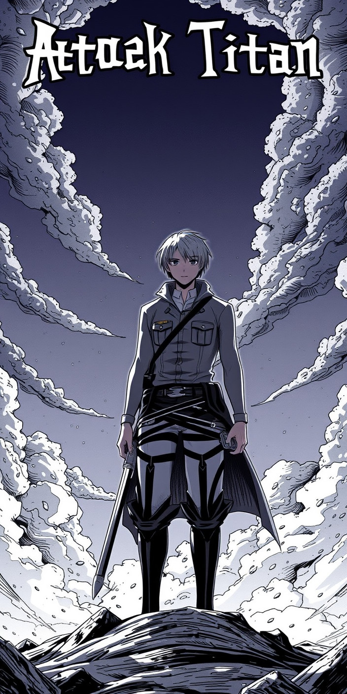 Attack on titan manga 7 Phone Wallpaper