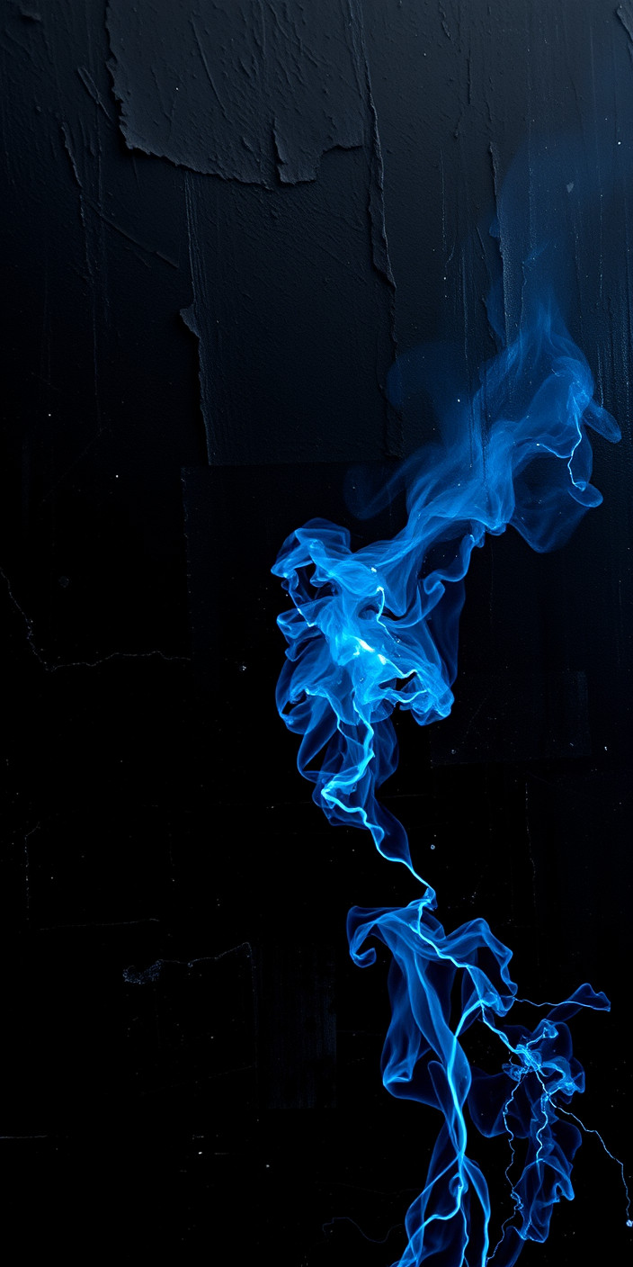 Black and blue 7 Phone Wallpaper