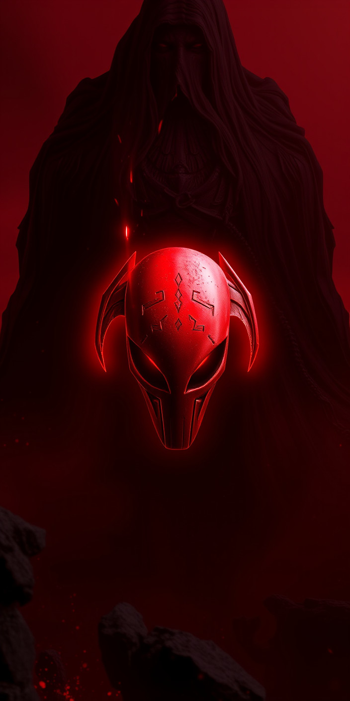 Alienware red 7 Phone Wallpaper
