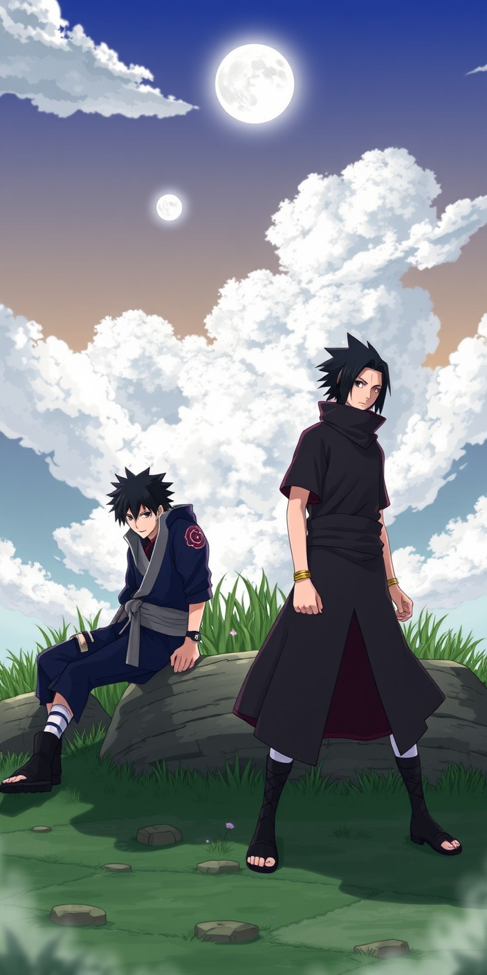 Sasuke and itachi 9 Phone Wallpaper