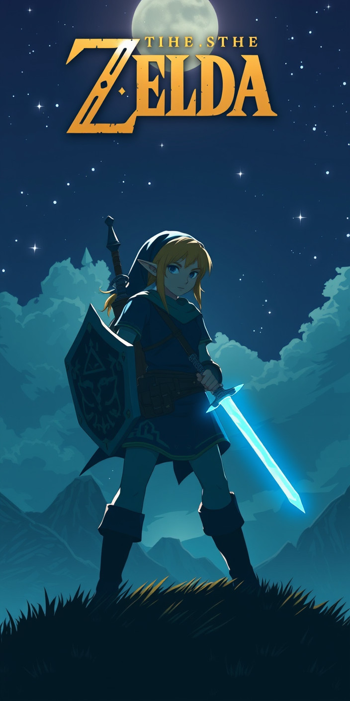 Zelda botw 4 Phone Wallpaper