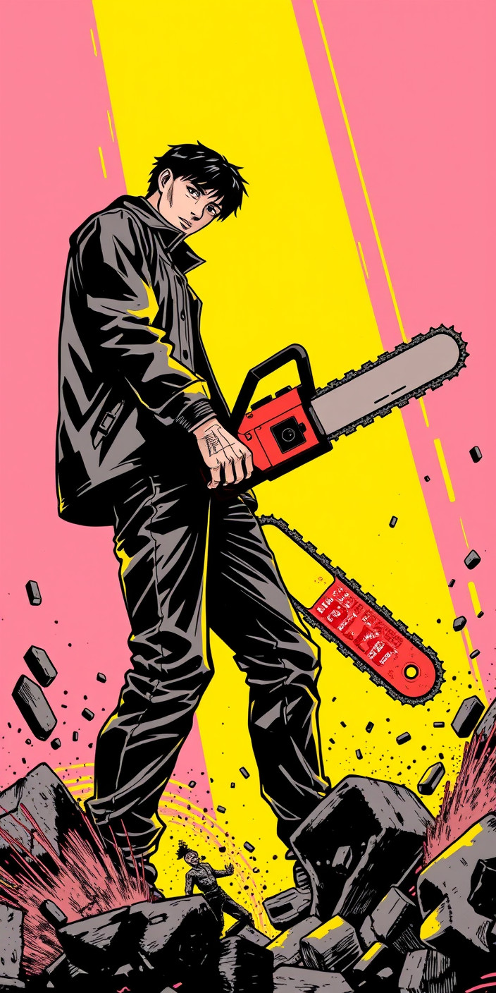 Chainsaw man 4 Phone Wallpaper