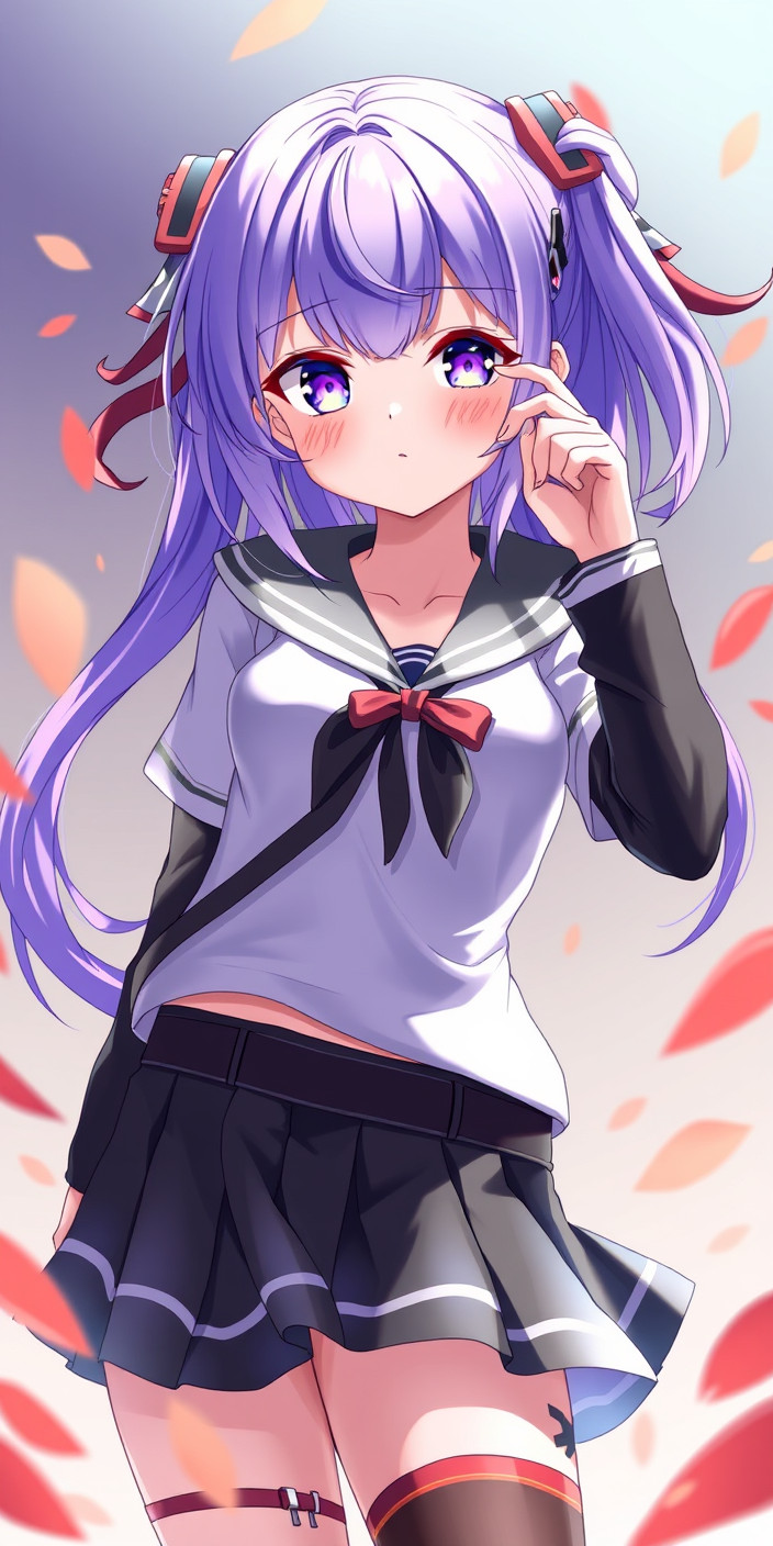 Anime gamer girl 4 Phone Wallpaper