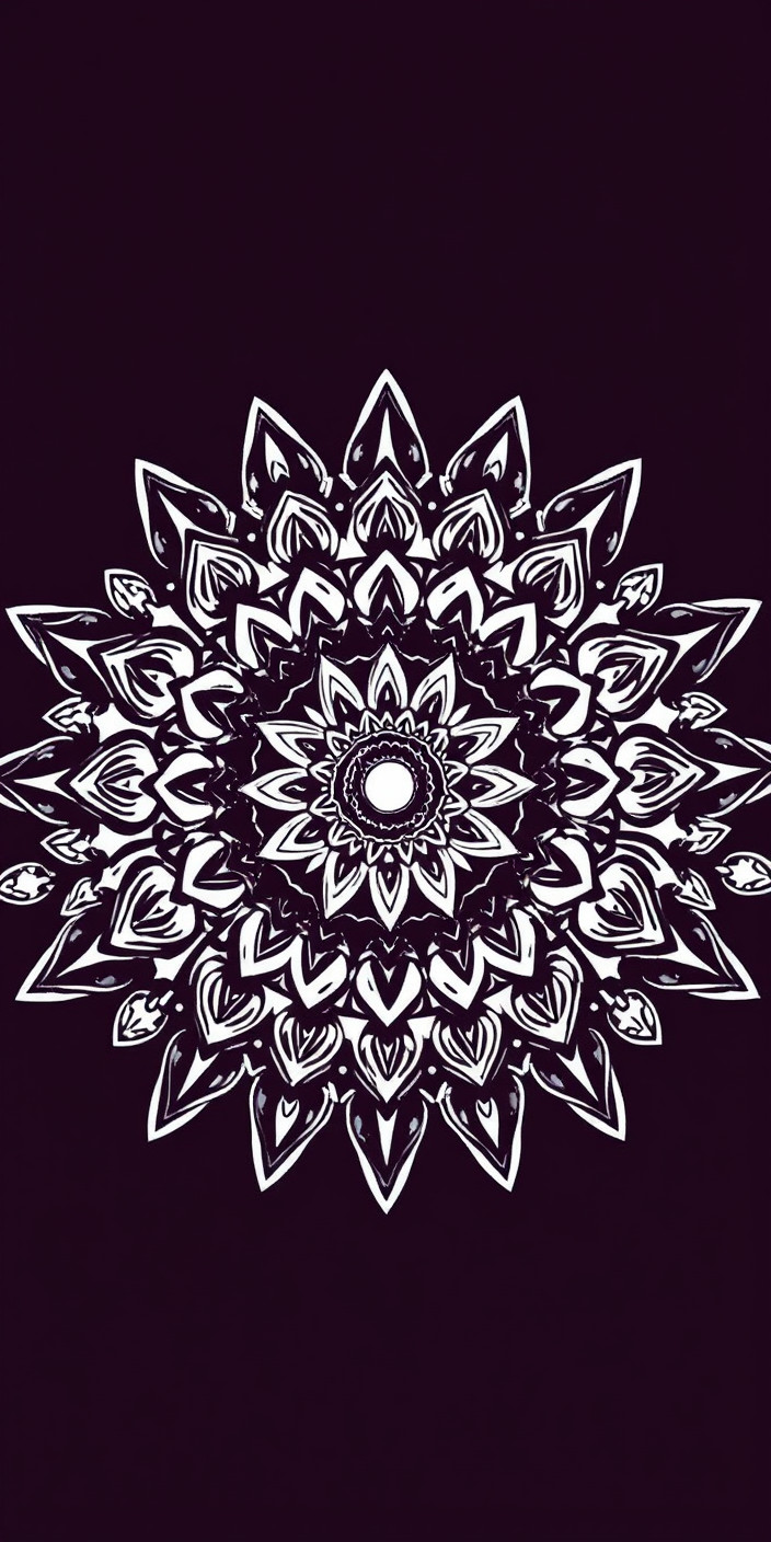 Mandala 1 Phone Wallpaper