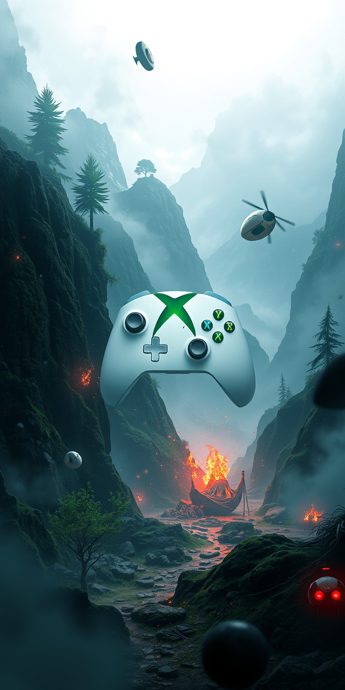 Xbox gaming 2 Phone Wallpaper