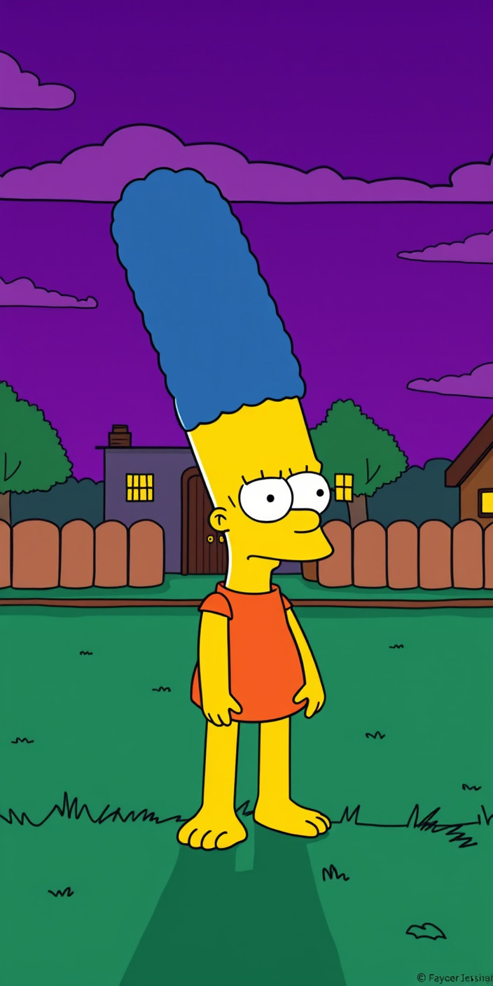 Simpsons  sad 8 Phone Wallpaper
