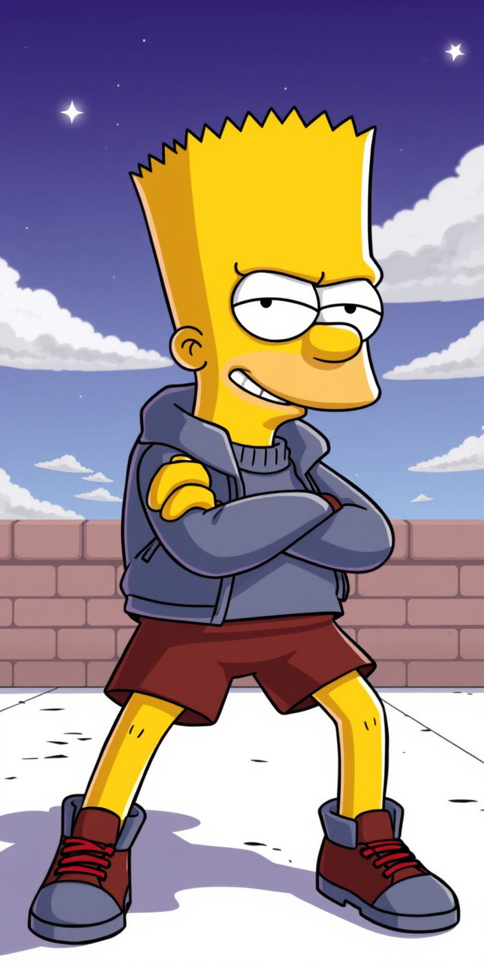 Bart simpson 4 Phone Wallpaper
