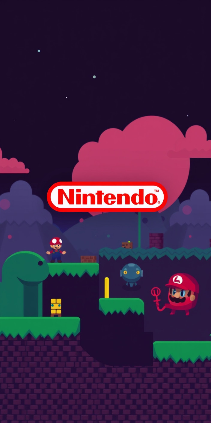 Nintendo 5 Phone Wallpaper