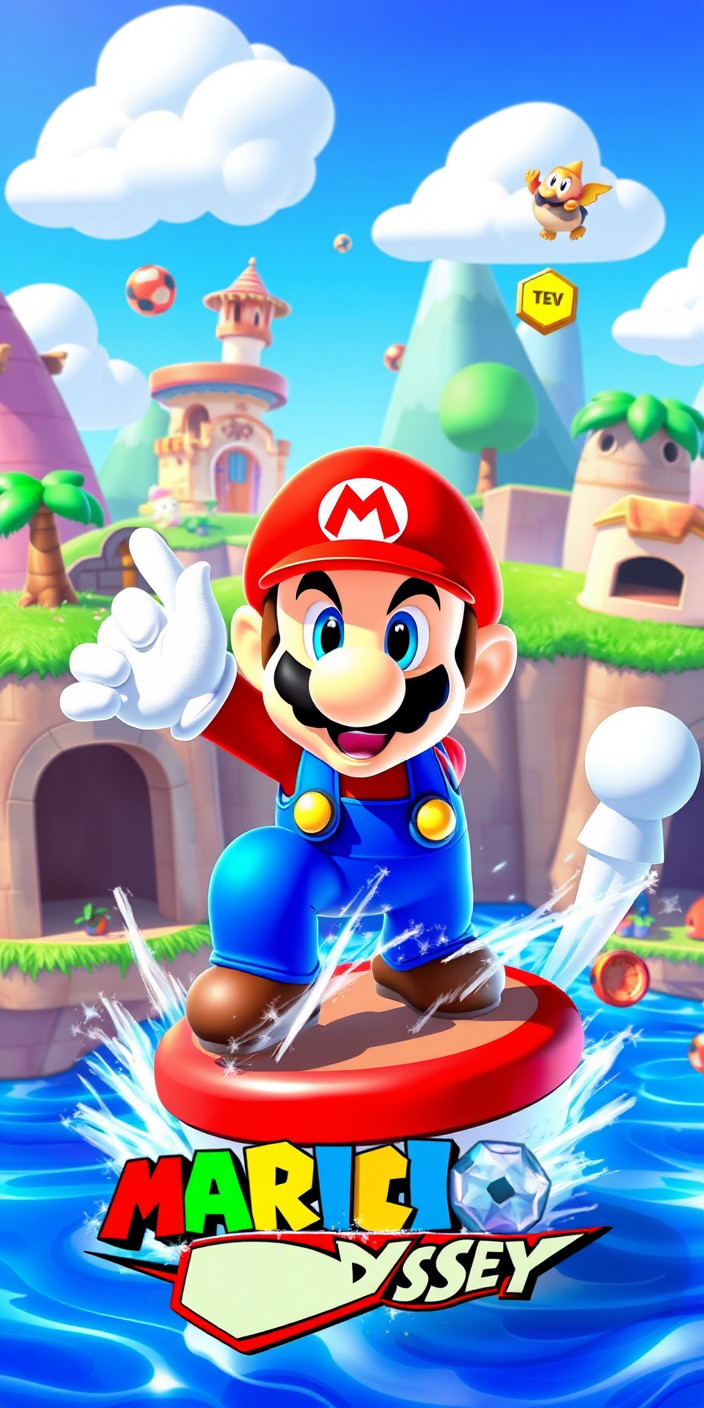 Super mario odyssey 8 Phone Wallpaper