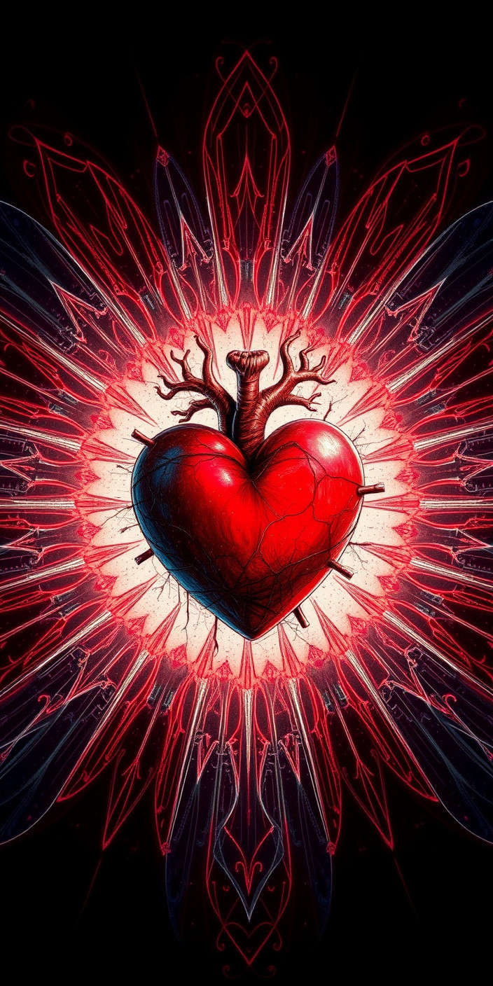 Heart 9 Phone Wallpaper