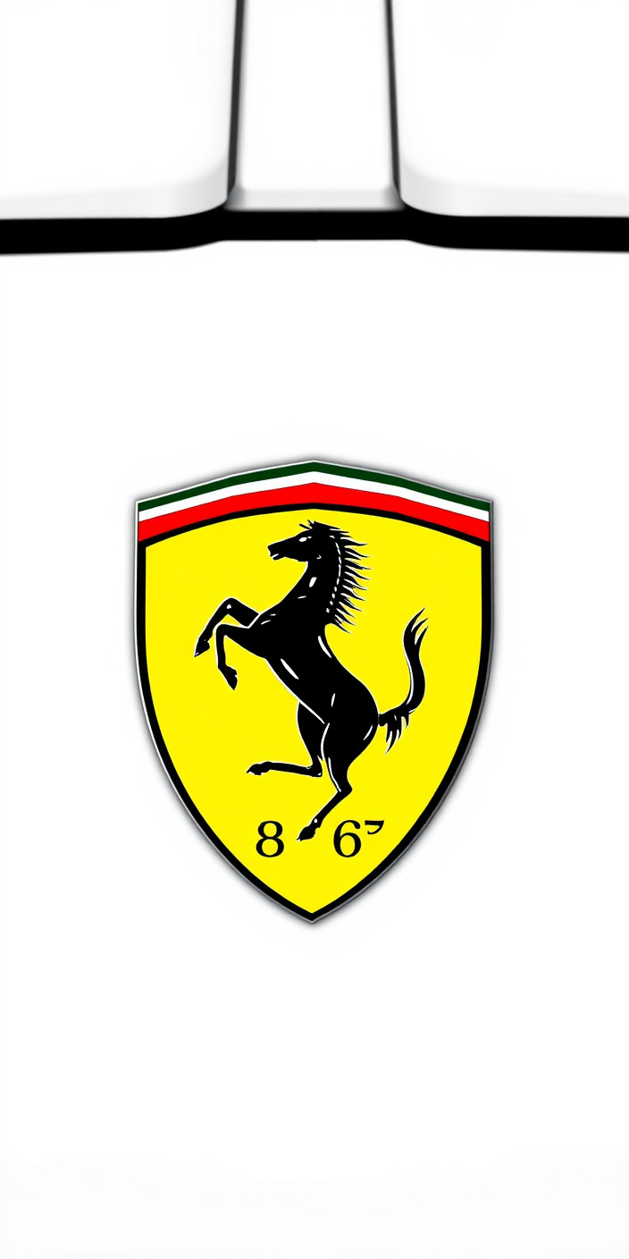 Ferrari logo 9 Phone Wallpaper