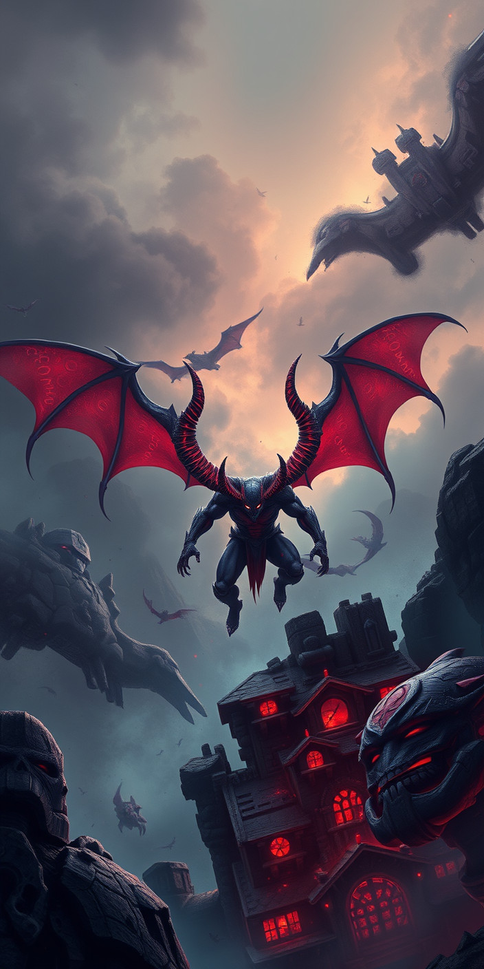 Demon 5 Phone Wallpaper