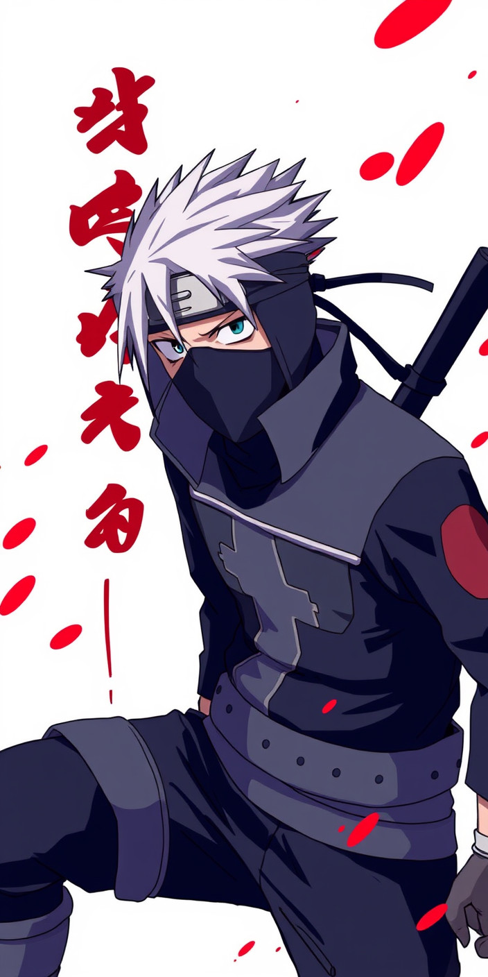 Kakashi 4 Phone Wallpaper