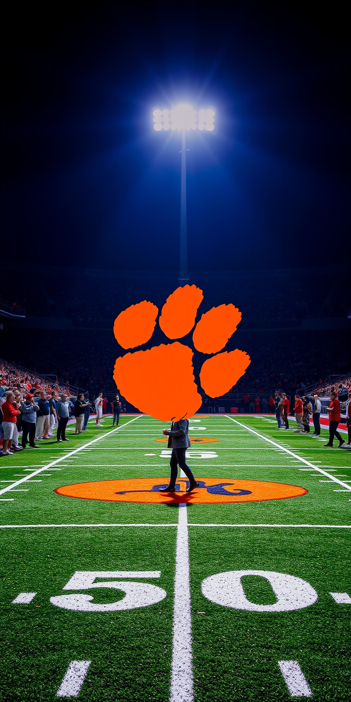 Clemson 10 Phone Wallpaper