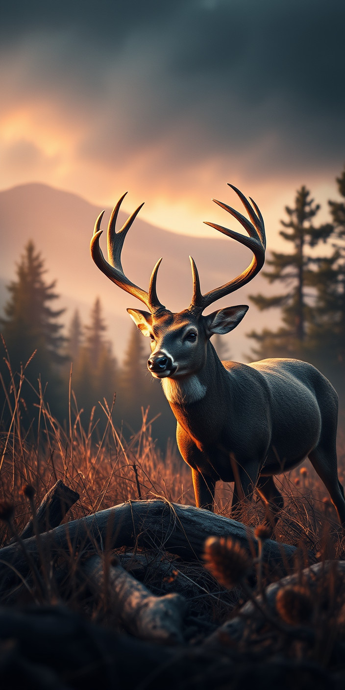 Deer hunting 1 Phone Wallpaper