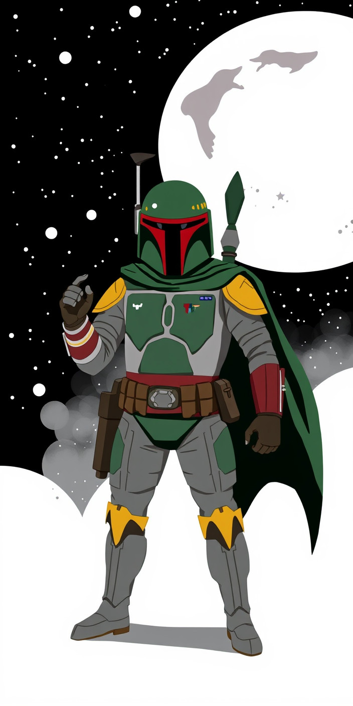 Boba fett 7 Phone Wallpaper