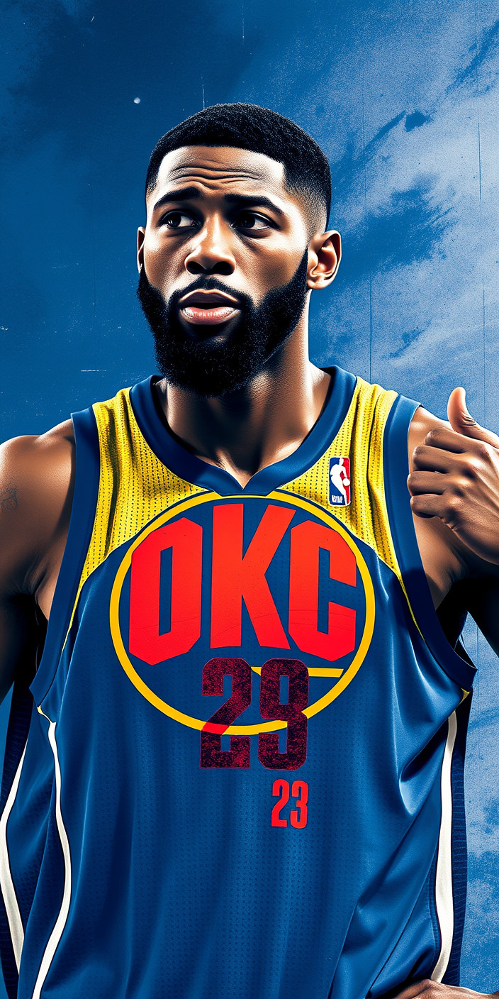 Paul george  okc 6 Phone Wallpaper