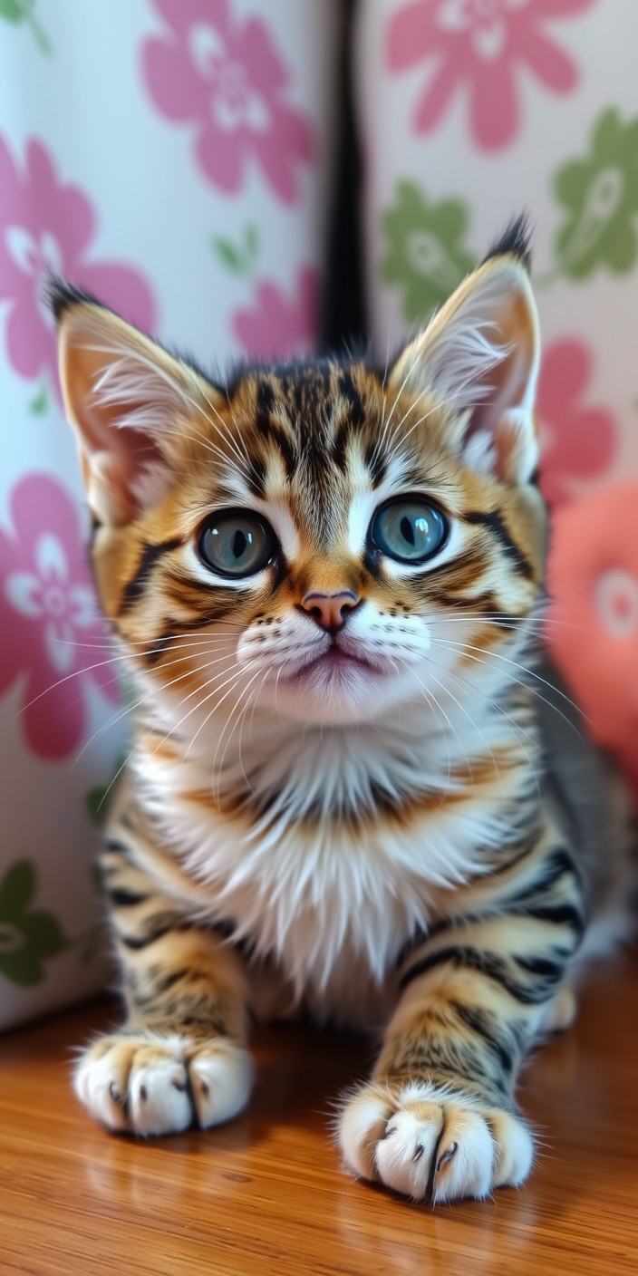 Cute cat 10 Phone Wallpaper