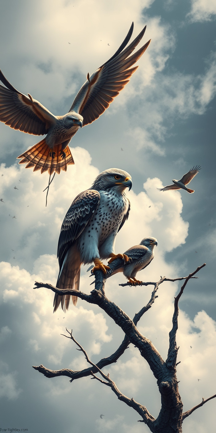 Birds of prey 4 Phone Wallpaper