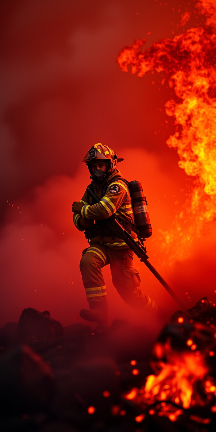 Firefighter 5 Phone Wallpaper