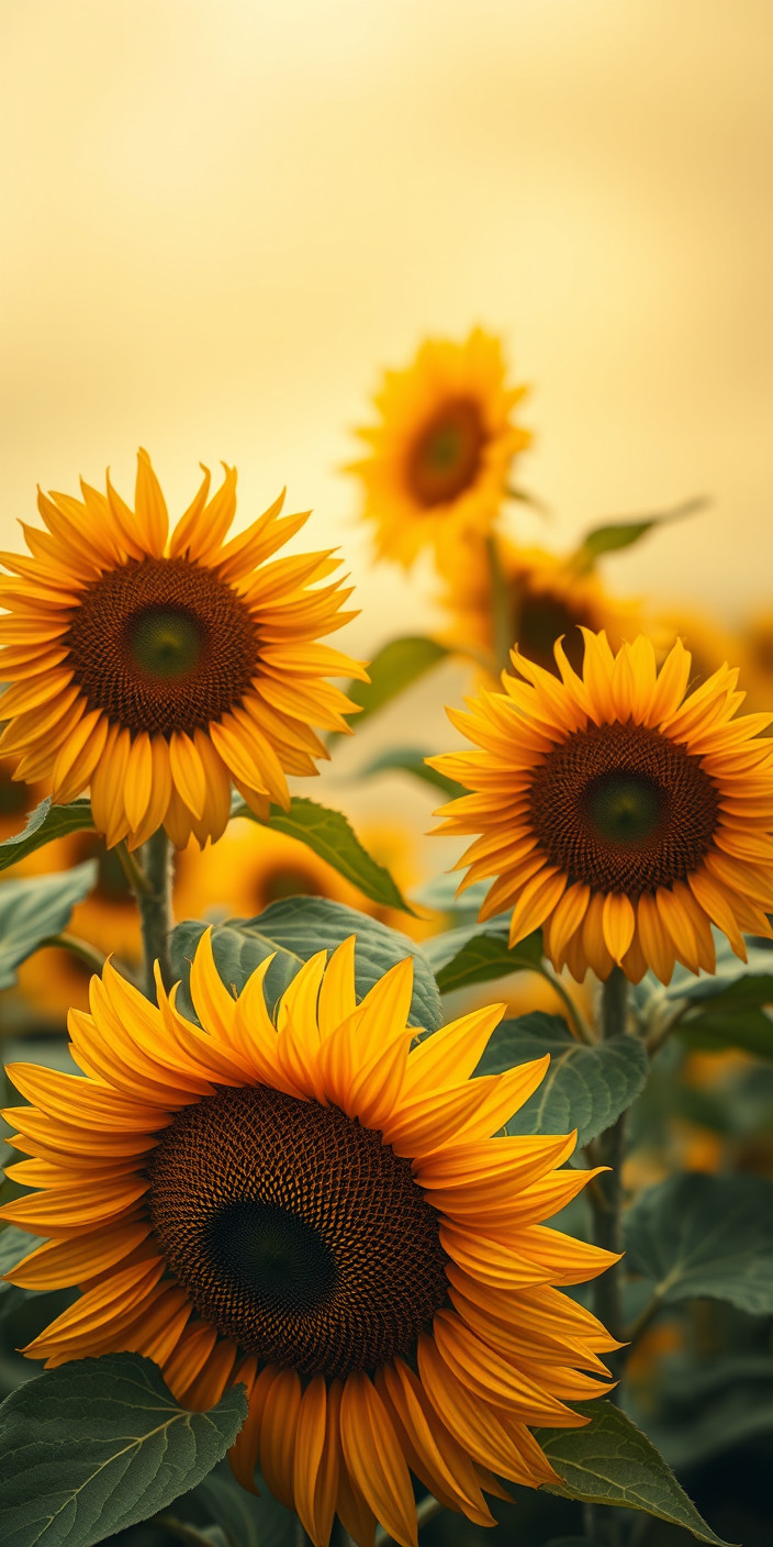 Aesthetic sunflower 3 Phone Wallpaper