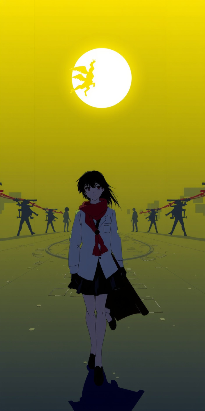 Monogatari 11 Phone Wallpaper
