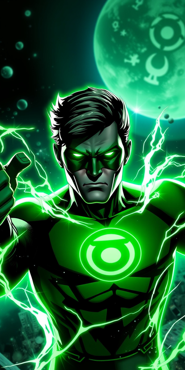 Green lantern 6 Phone Wallpaper