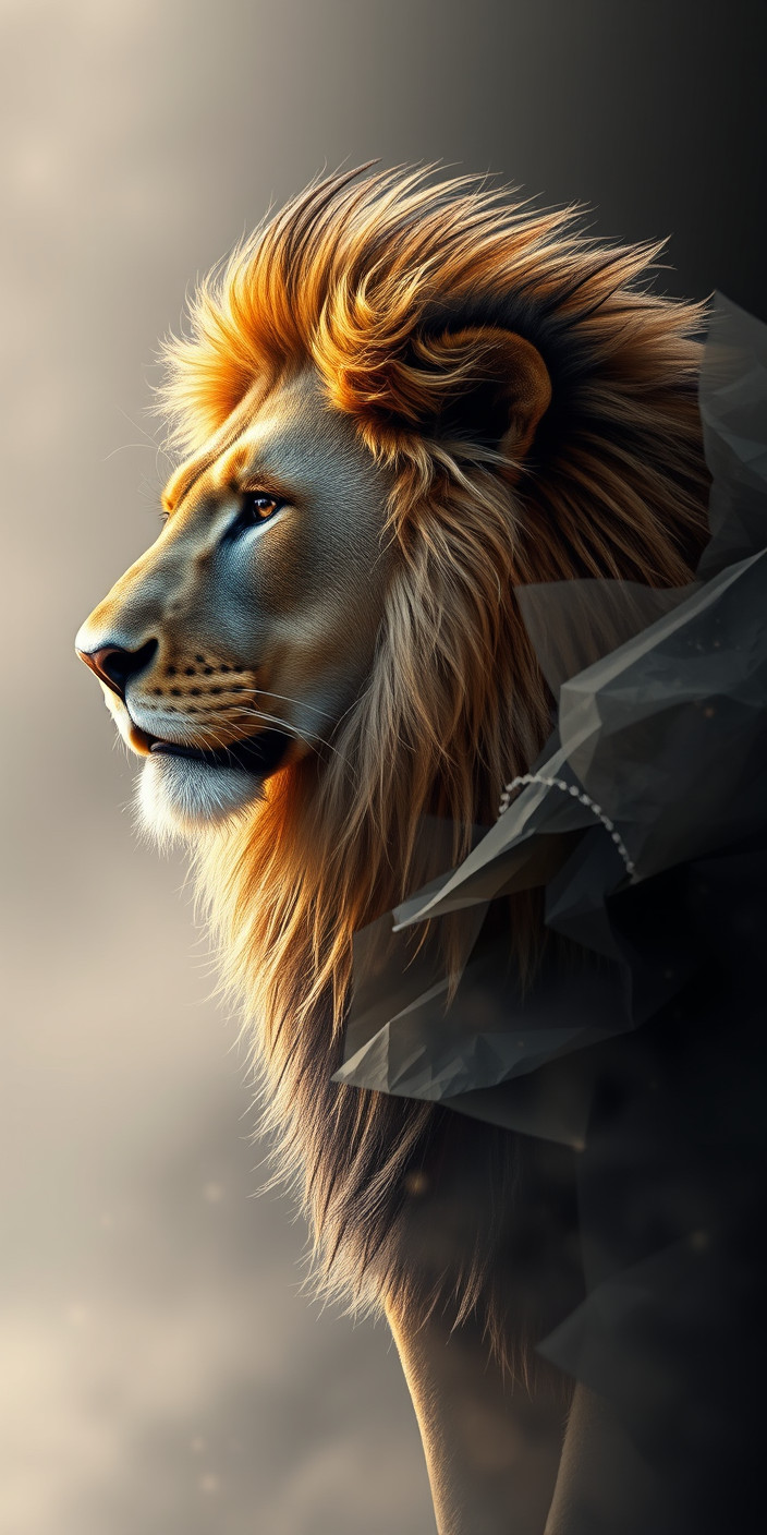 Lion 3 Phone Wallpaper