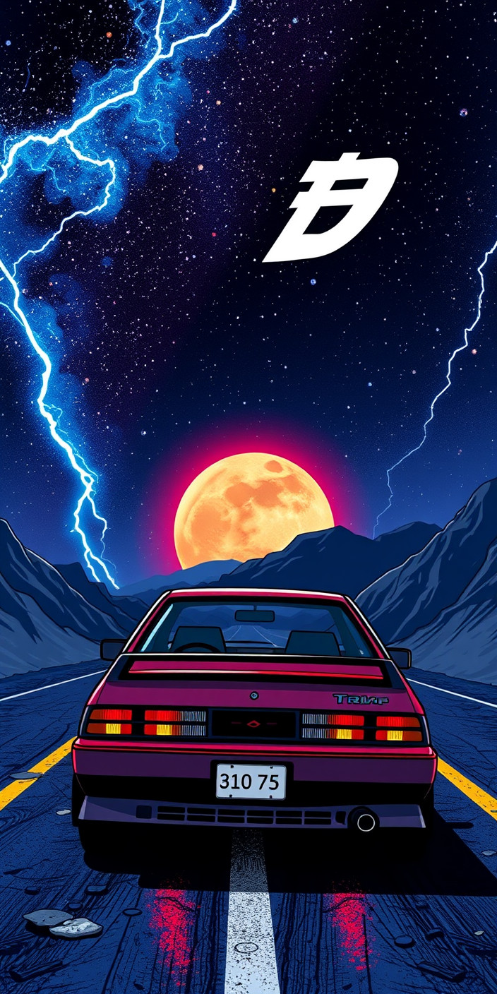 Initial d 5 Phone Wallpaper
