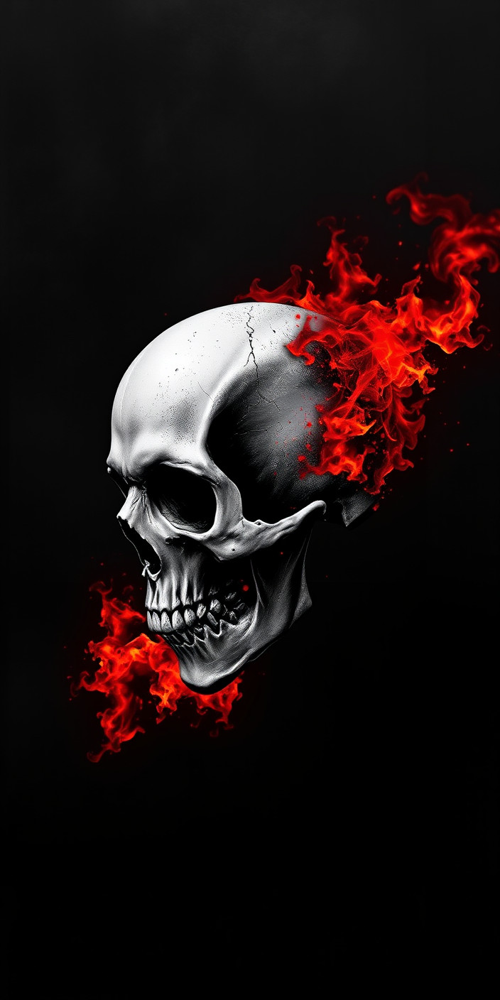 Skull 7 Phone Wallpaper
