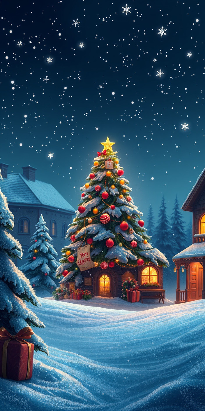 Christmas  android 4 Phone Wallpaper