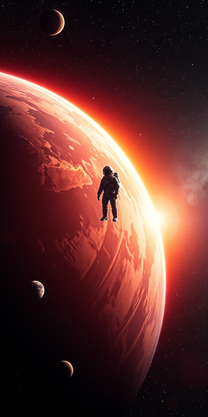 4k space 3 Phone Wallpaper