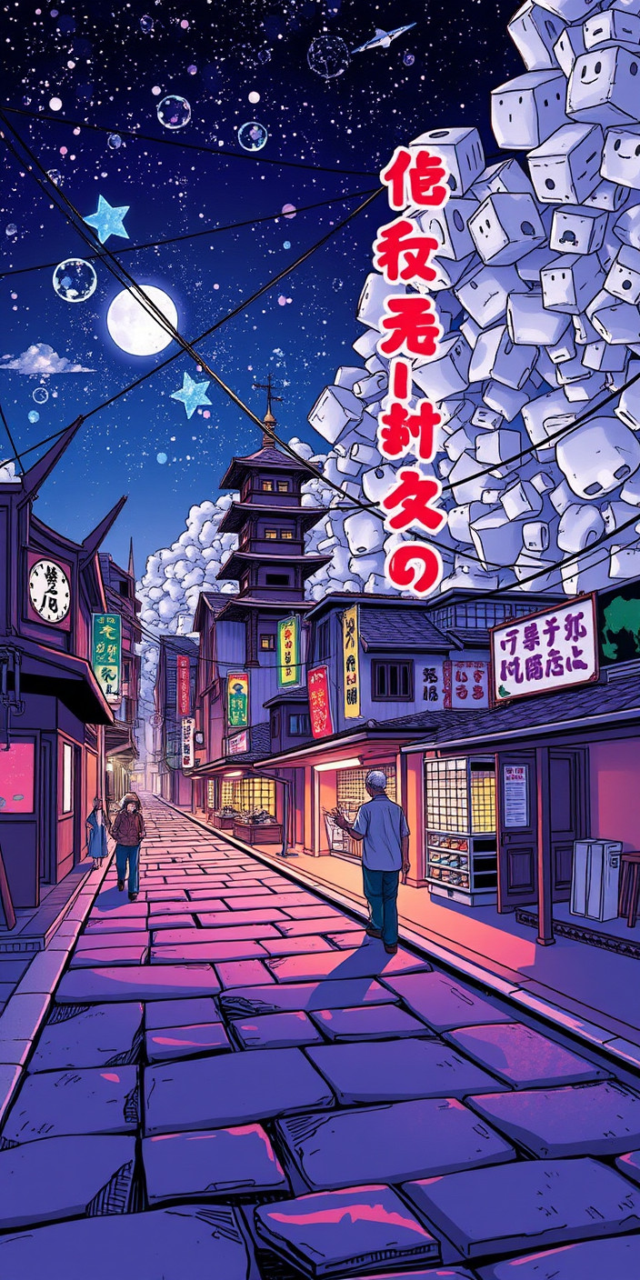 Manga 8 Phone Wallpaper
