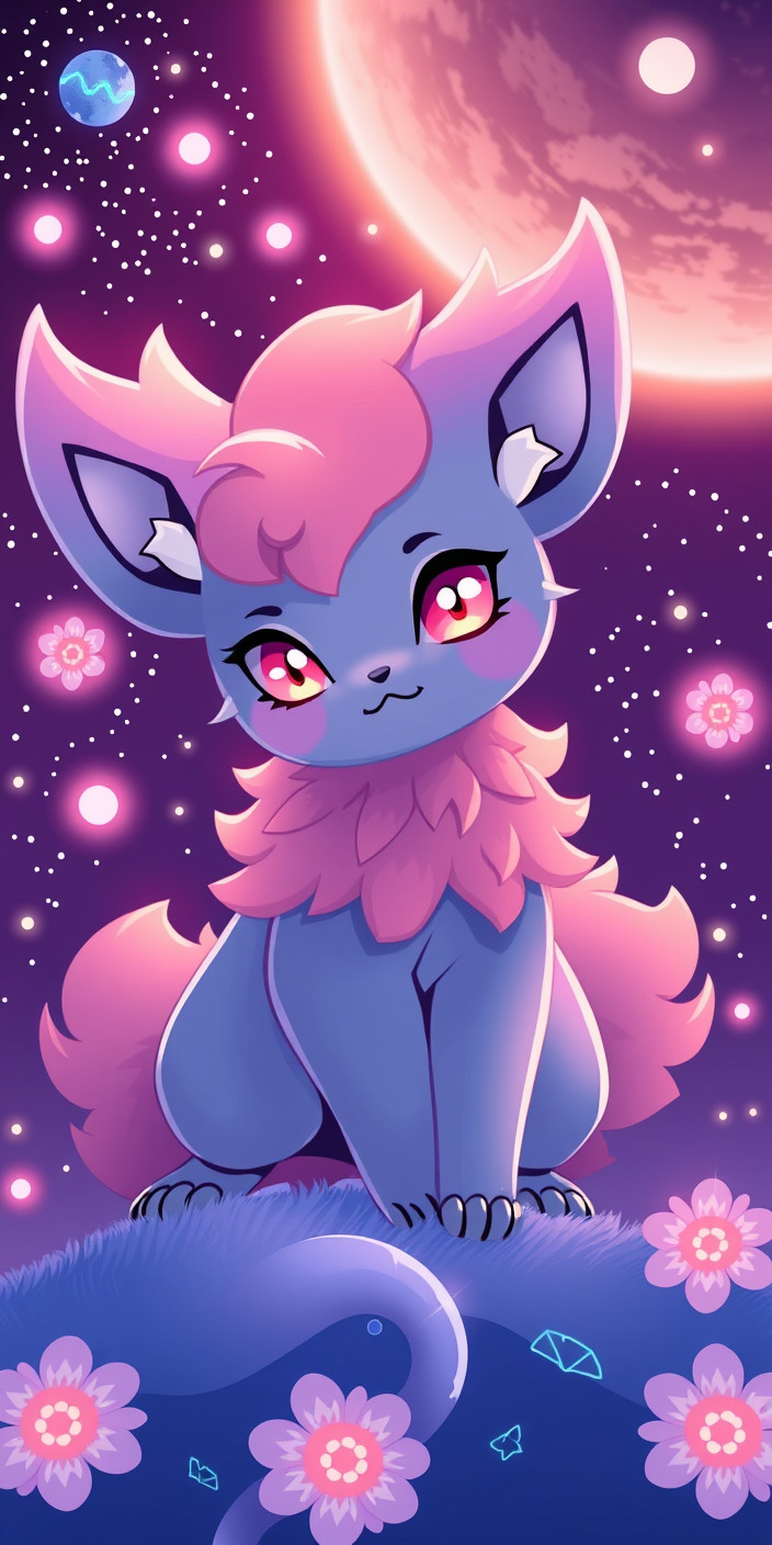 Alolan vulpix 4 Phone Wallpaper