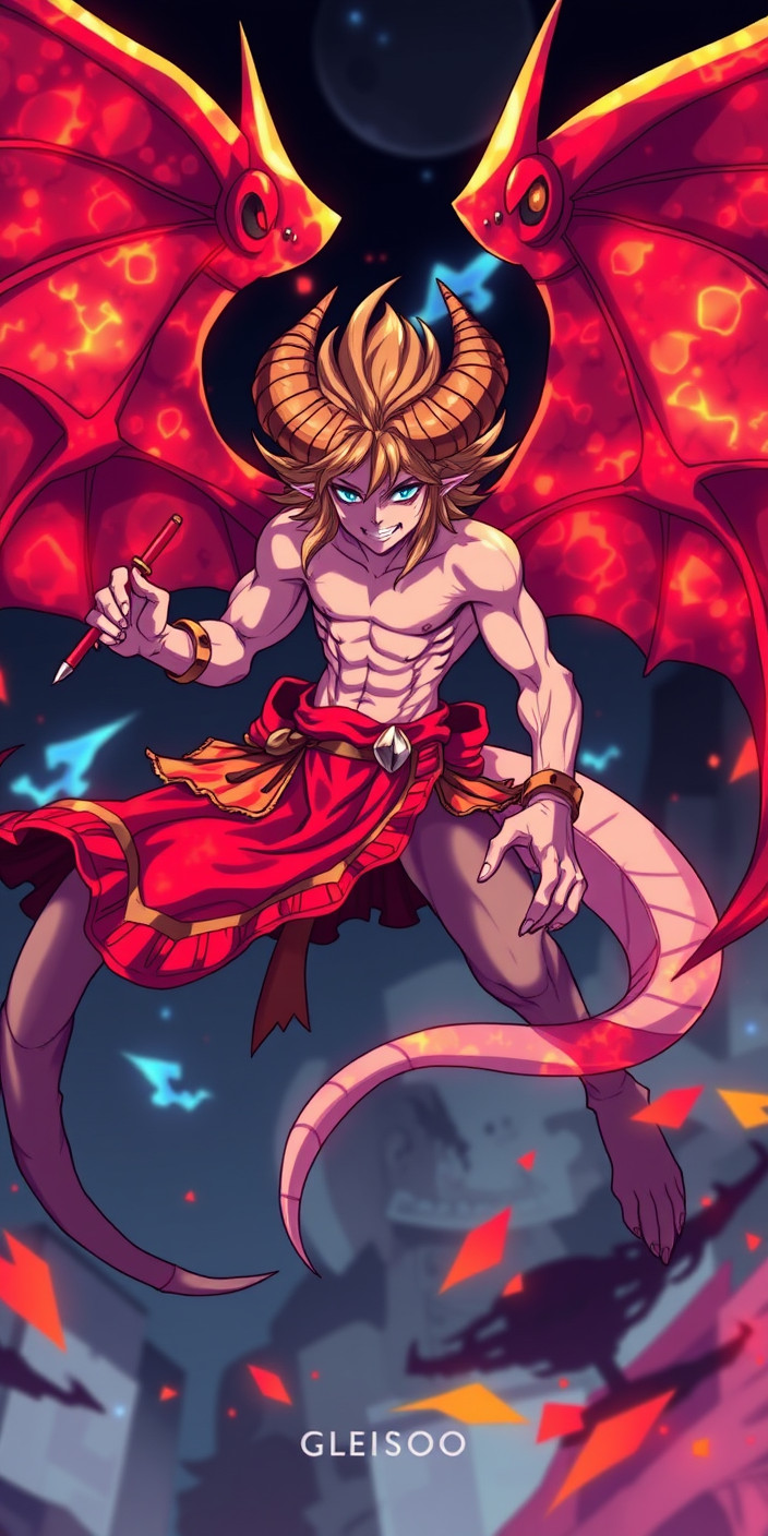 Meliodas demon form 1 Phone Wallpaper