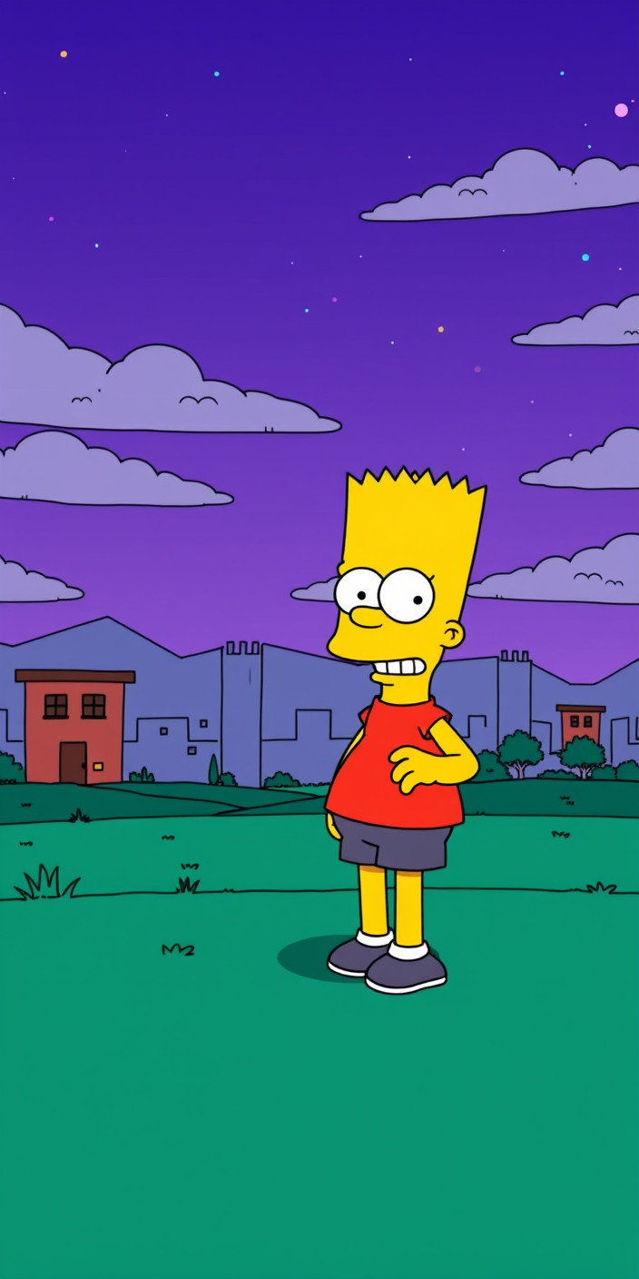 Bart simpson 3 Phone Wallpaper