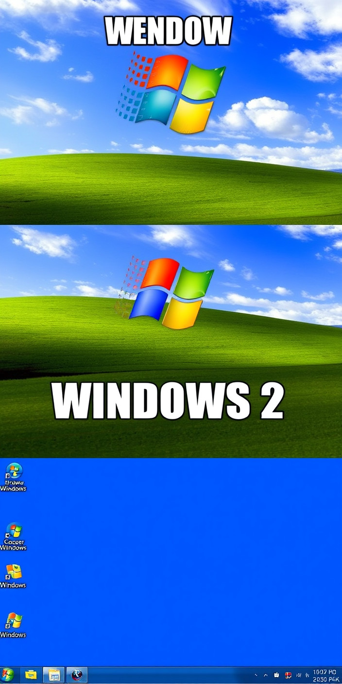 Windows xp  meme 9 Phone Wallpaper