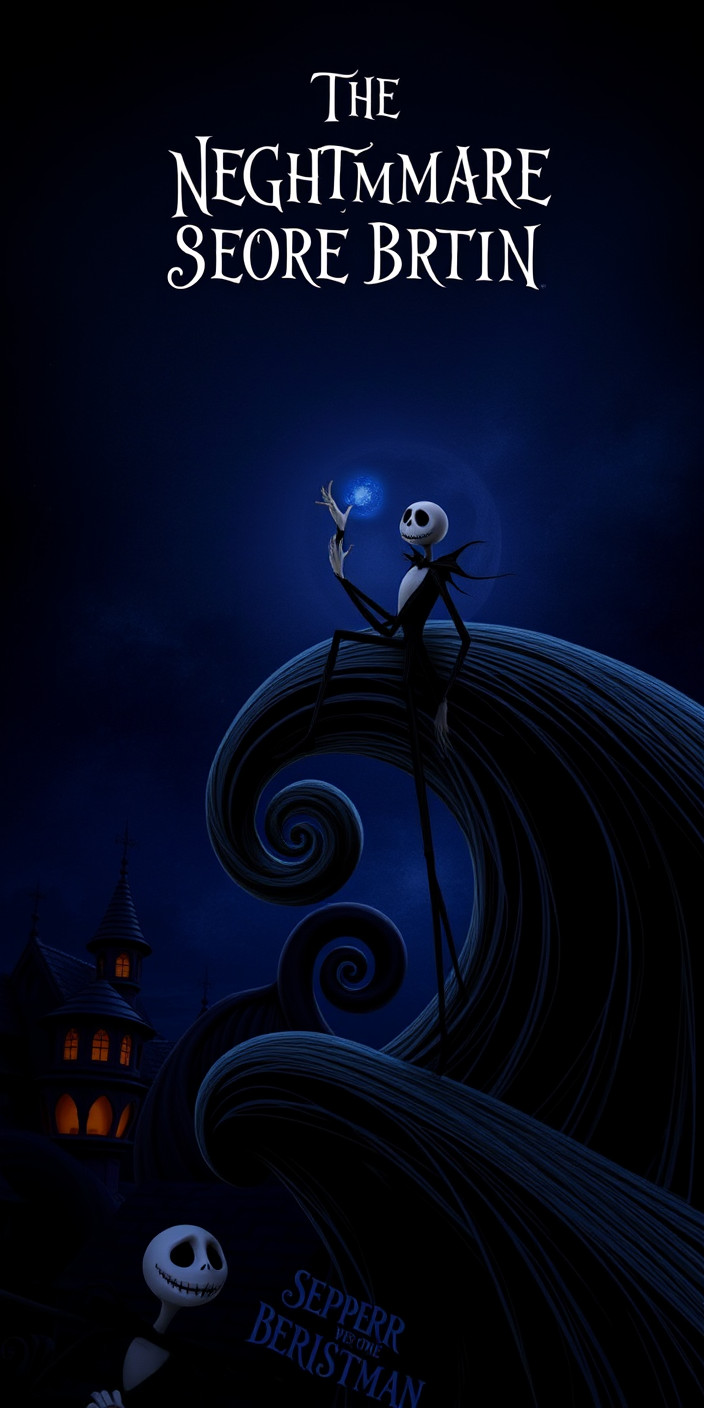 The nightmare before christmas 9 Phone Wallpaper
