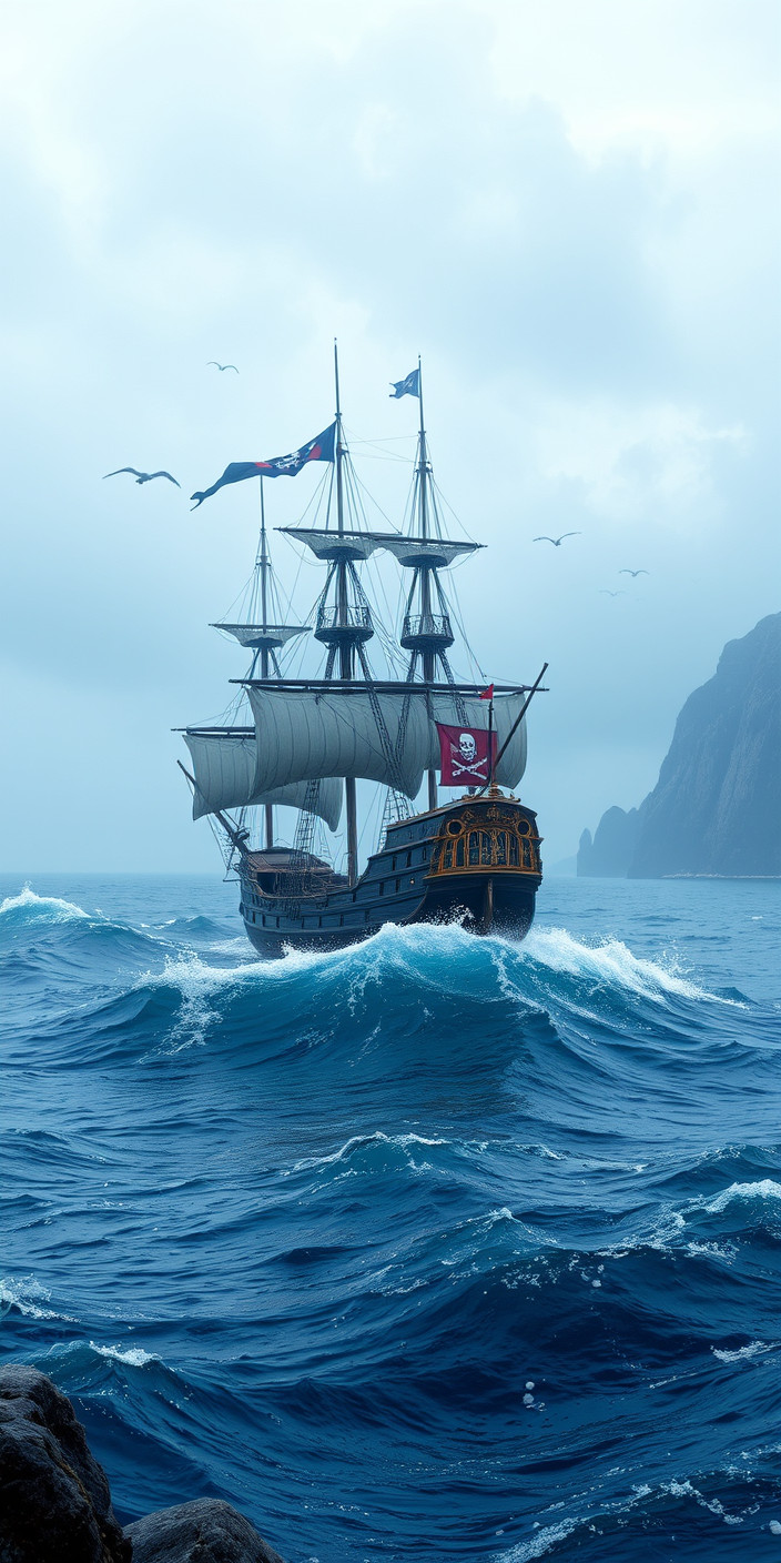 Pirate ship 2 Phone Wallpaper