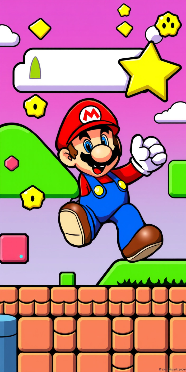 Super mario 13 Phone Wallpaper
