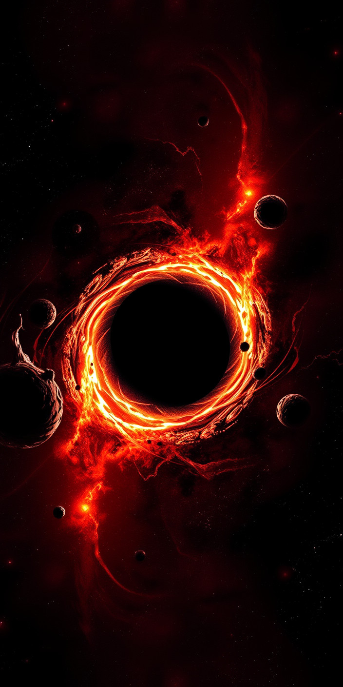 Black hole 9 Phone Wallpaper