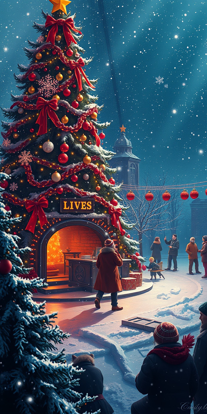 Live christmas  i 11 Phone Wallpaper